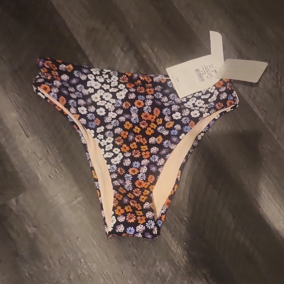 Kibys  Floral Print Power Izzie Bikini Bottom Size S - Picture 4 of 4